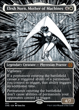 Elesh Norn, Mother of Machines Phyrexia- All Will Be One Manga Frame